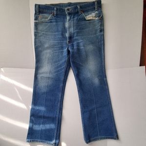 Vintage Levi's Black Tab 517. 1970's. 36X30. Blue Jean. GVPWC.